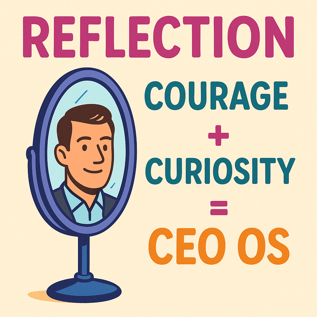 Reflection - Curiosity+Courage=CEO OS